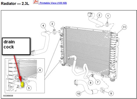 03 escape radiator hose diagram 